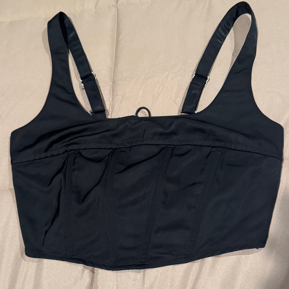 Forever 21 Black Cargo Top